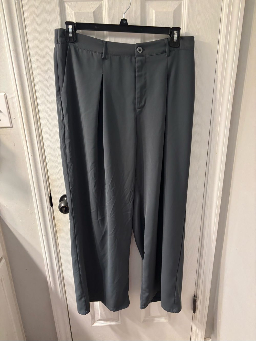 Women’s Wide Leg Grey Trousers